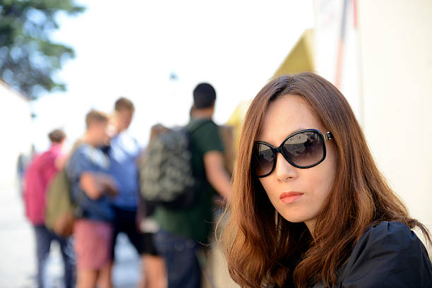 istock Female tourist 463434615