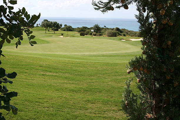 istock Golf area by the sea 463434945
