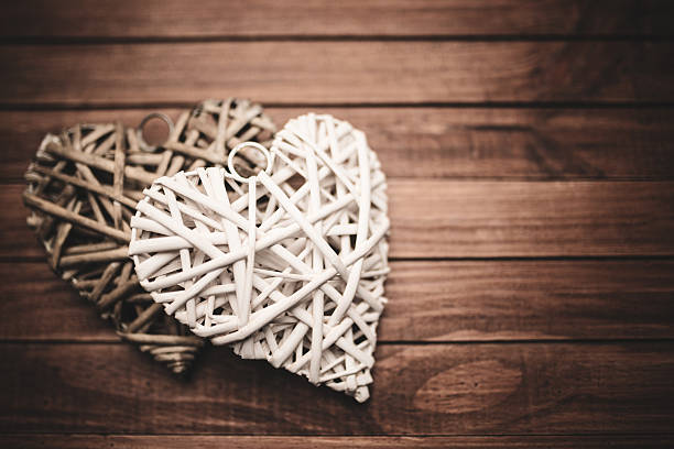 istock wooden heart shape on rustic vintage plank 463439669