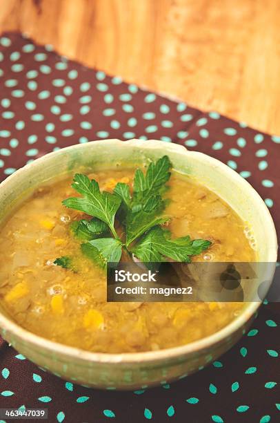 La Sopa De Lentejas Foto de stock y más banco de imágenes de Boniato - Boniato, Lenteja, Polvo de curry