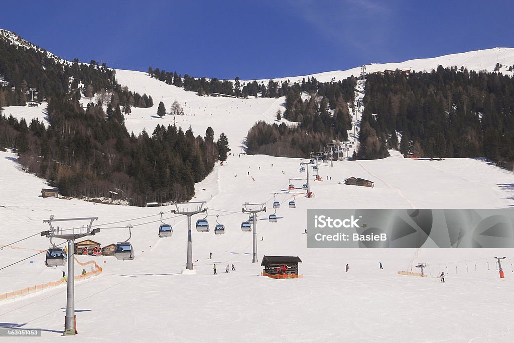 Ski-resort in Österreich - Lizenzfrei Österreich Stock-Foto