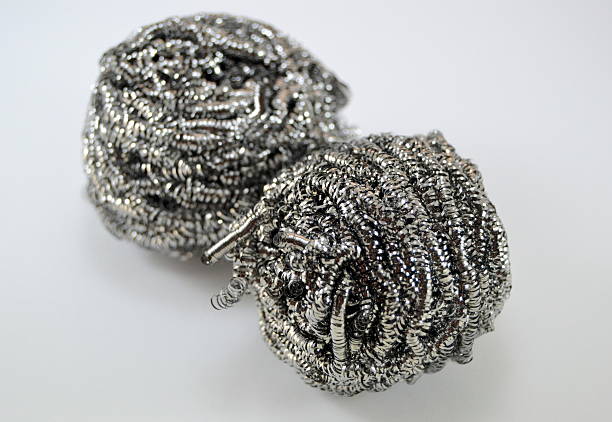 istock Steel wool to wash pans 463463515