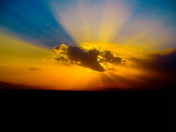 istock Sunset Ray of lights 463463967