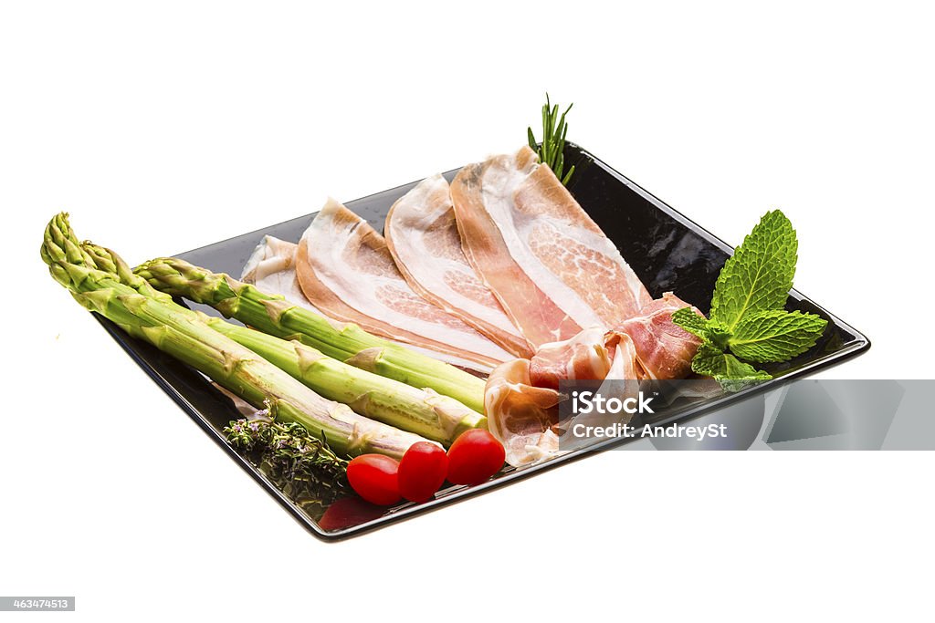 Spanish ham - Hamon Appetizer Stock Photo