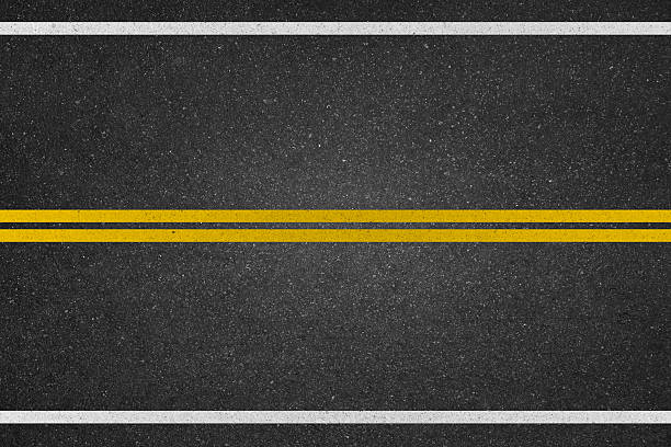 texture di sfondo di asfalto grezzo - asphalt road street dividing line foto e immagini stock