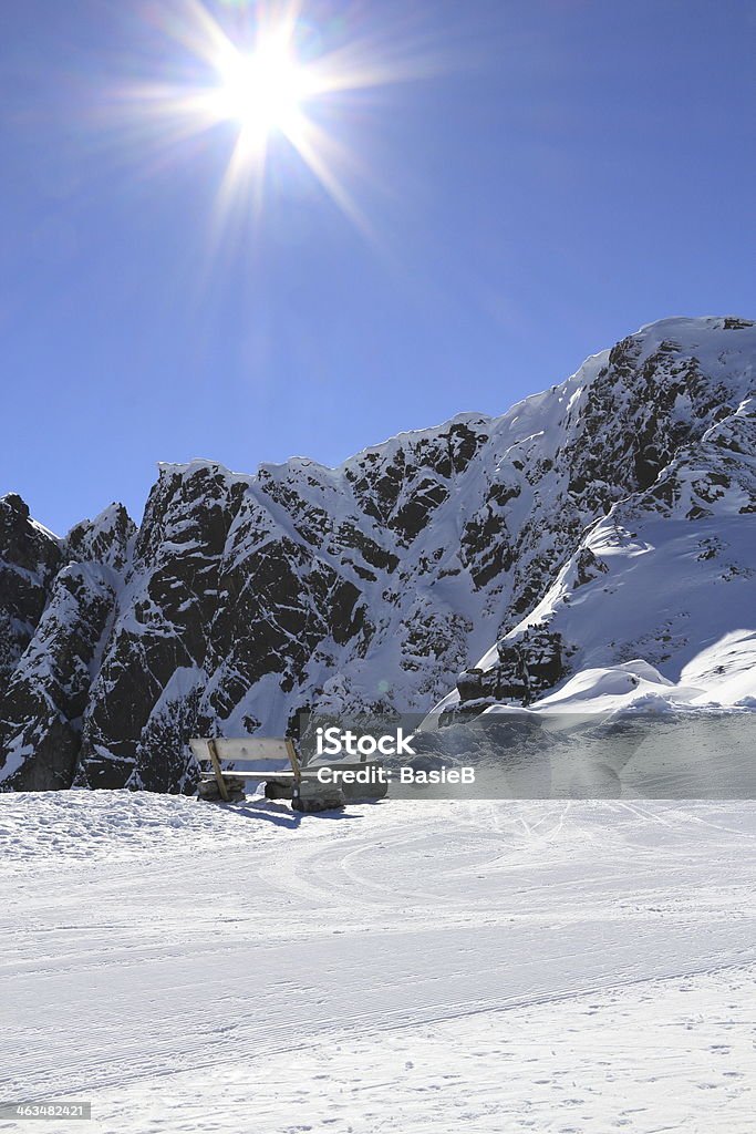 Schöne winter Landschaft - Lizenzfrei Alpen Stock-Foto
