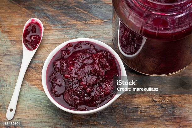 Sugar Free Cranberry Sauce Stock Photo - Download Image Now - Blueberry, Savory Sauce, Cranberry Sauce
