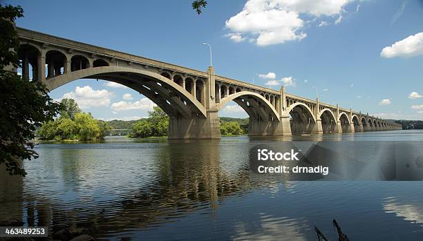 Foto de Columbiawrightsville Bridge Na Pensilvânia e mais fotos de stock de Pensilvânia - Pensilvânia, York - Pensilvânia, Arco - Característica arquitetônica