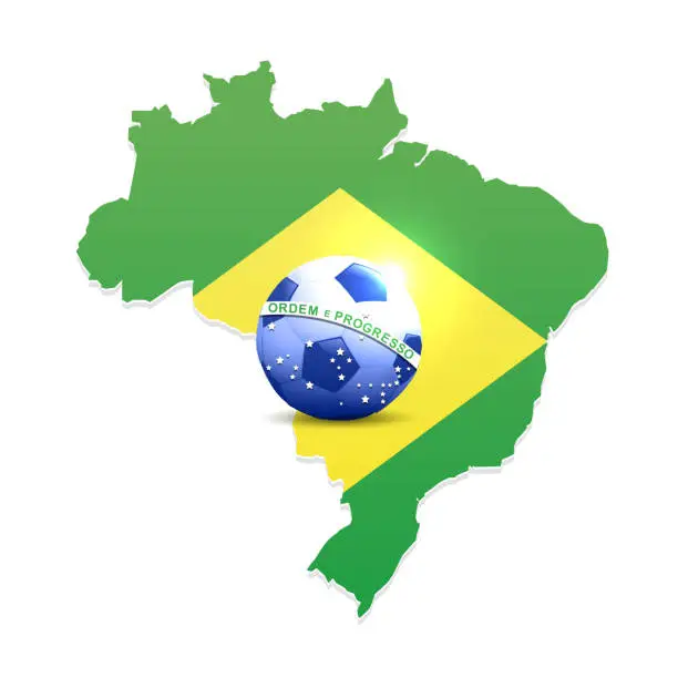 Vector illustration of World Cup - Brazil 2014