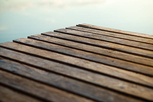 istock Footbridge by the lake 463491075
