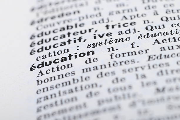 istock French Dictionary at the word Education 463509837