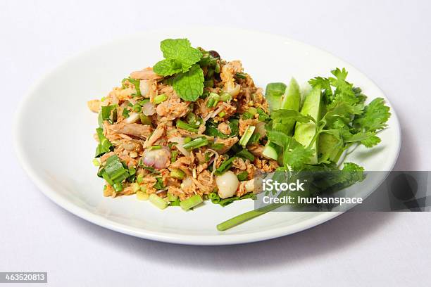 Tuna Spicy Salad Stock Photo - Download Image Now - Community, Dieting, Fever