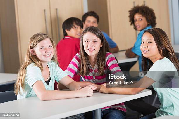 Students In Classroom Stock Photo - Download Image Now - Education, Elementary School, School Building