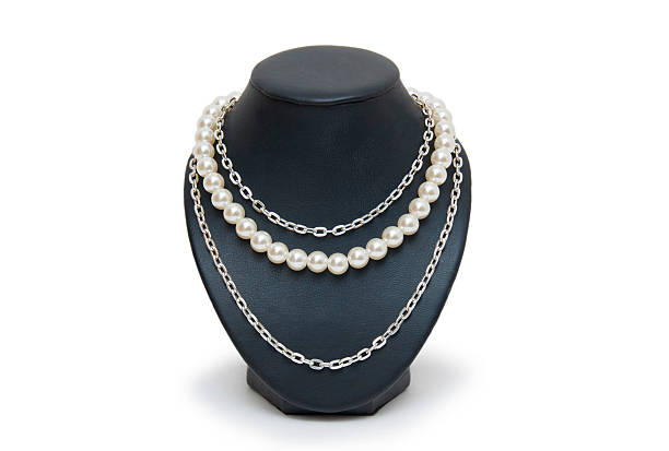 istock Necklace isolated on the white background 463548491
