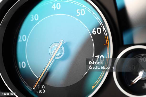 Tachometer Detail Stock Photo - Download Image Now - Car, Circle, Control