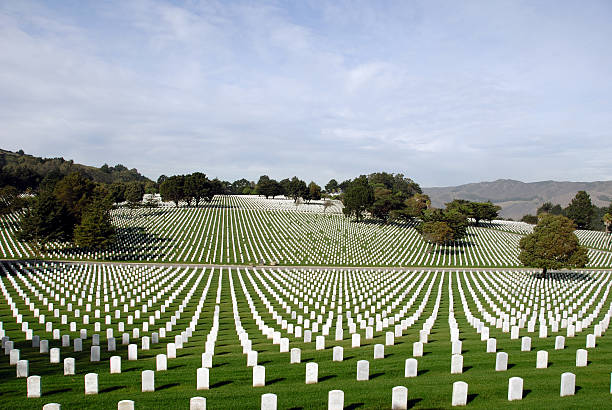 United States National Cemetery United States National Cemetery, where service men and women are interred. national cemetery stock pictures, royalty-free photos & images