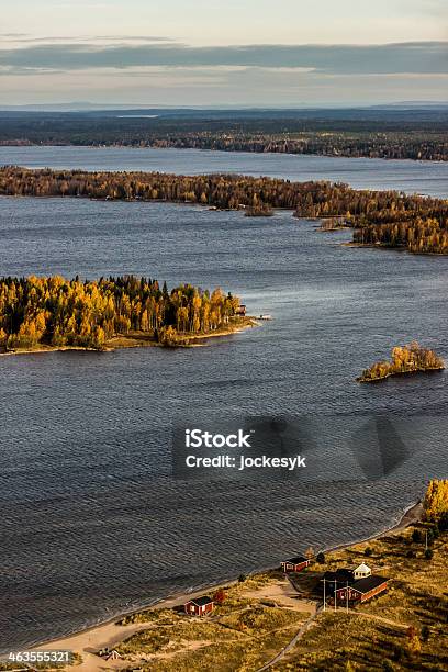 Restaurant By The Sea Stock Photo - Download Image Now - Aerial View, Archipelago, Autumn