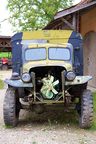 istock Old military truck 463560667