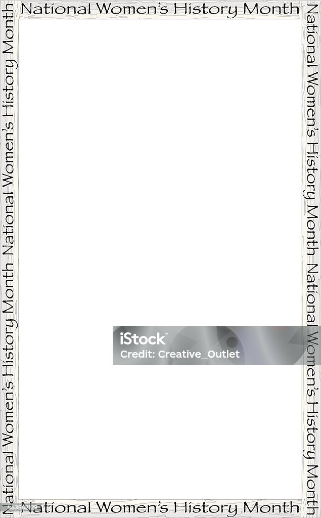 History Text Frame Womens History Frame Stock Illustration - Download Image Now - Copy ...