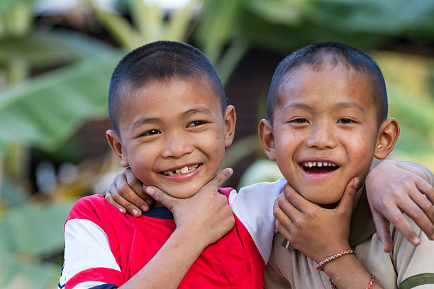 istock Two little friends hugging each other 463562729