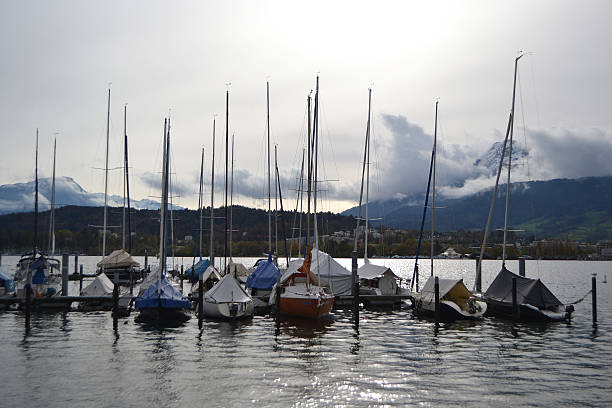 istock Sailboats on the lake in Lucerne 463562917