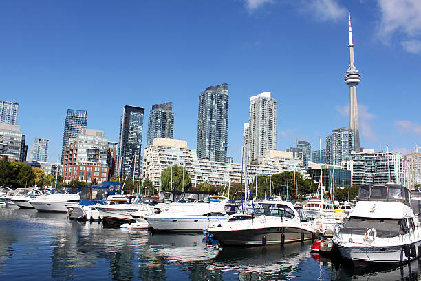 istock Toronto marina and luxury condominiums 463567875
