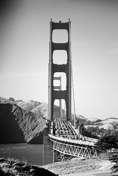 istock Golden Gate, San Francisco. Black and white. 463580707