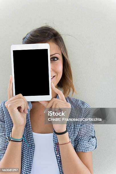 Young Man With His Digital Tablet Stock Photo - Download Image Now - 30-39 Years, Adult, Blank