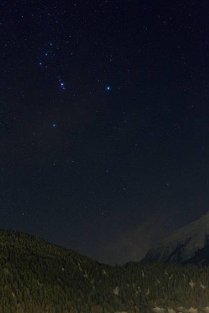 istock Starry Night above Mountains in Winter 463582111
