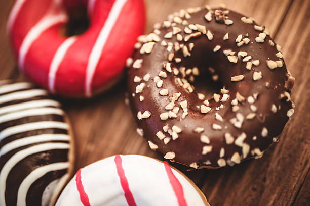 istock choko donut on plank vintage wood 463586089