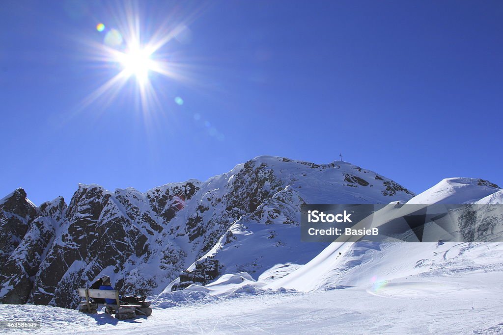 Schöne winter Landschaft - Lizenzfrei Alpen Stock-Foto