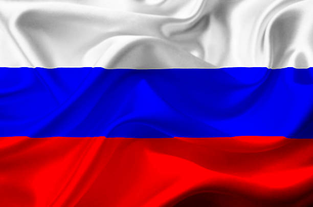 istock Russia waving flag 463588881