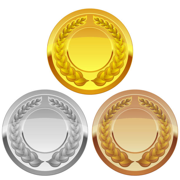 istock Set of Sports Medal 463590575