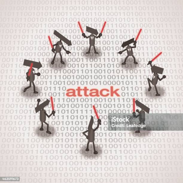 Attack Stock Illustration - Download Image Now - Accessibility, Adult, Aggression