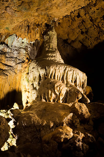istock Stalactites and stalagmites  inside the cave at Florida Caverns 463609139
