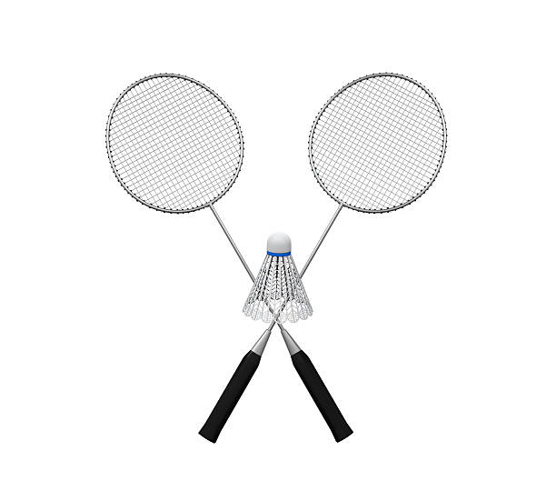 istock Badminton Rackets and a Shuttlecock 463609435