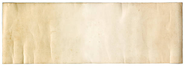 scroll vintage paper (with clipping path) - scroll paper old yellowed stock-fotos und bilder