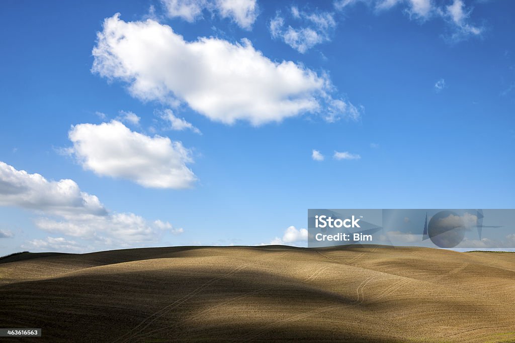 Luz e sombra jogar em rolar Hills, Toscana, Itália - Royalty-free Abstrato Foto de stock