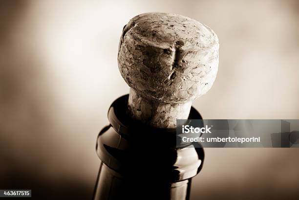 Bubbly Wine Cork Stock Photo - Download Image Now - Alcohol - Drink, Celebration, Champagne