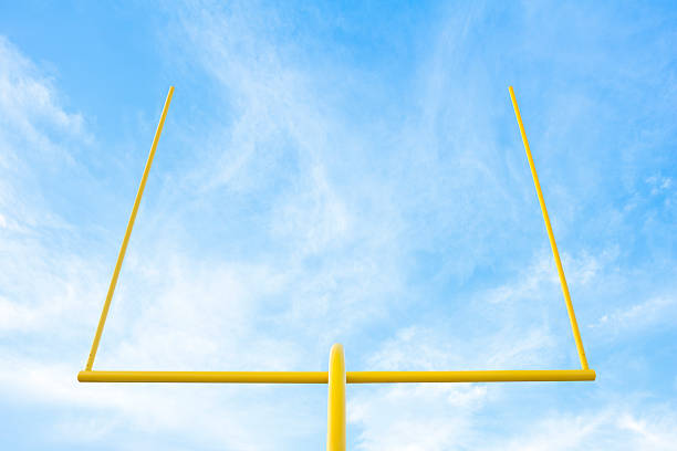 istock Football goal post 463623307