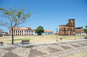 Matriz Plaza and Sao Matias Church in Alcantara Brazil