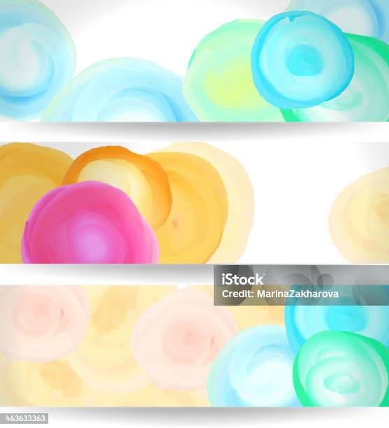 Banners Stock Illustration - Download Image Now - Abstract, Backgrounds, Circle