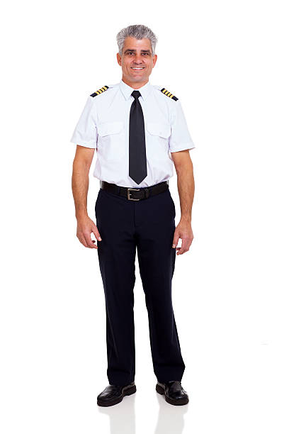 istock Airline Pilot Whole Body Picture Proper Uniform 463639467