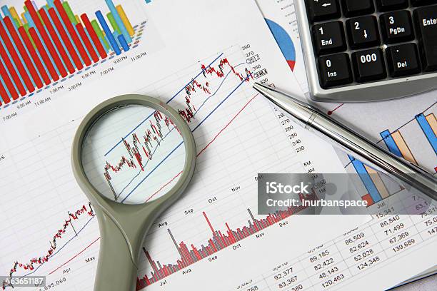 Business Chart And Tool Stock Photo - Download Image Now - Book, Business, Chart