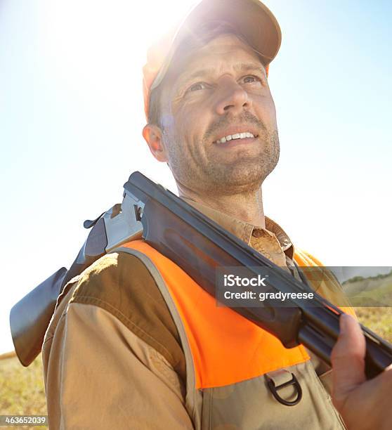 Hunting Is His Passion Stock Photo - Download Image Now - 30-34 Years, 30-39 Years, Adult