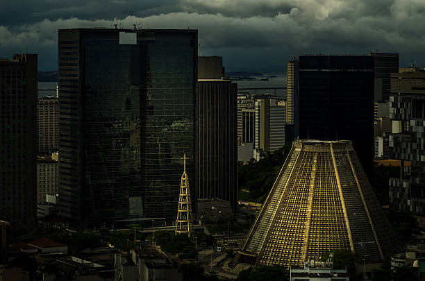 catedral metropolitana são sebastião do rio de janeiro - cathedral - fotografias e filmes do acervo