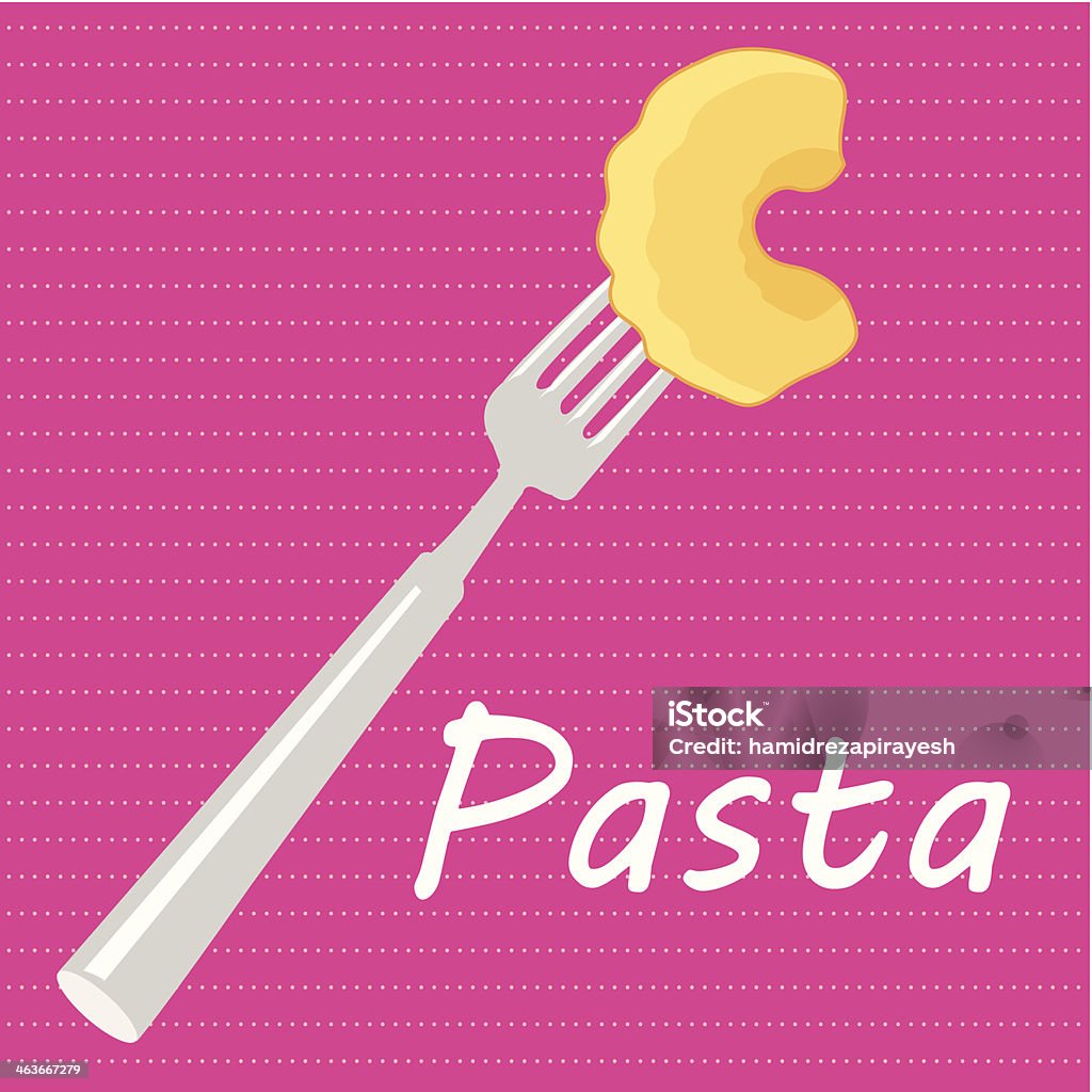 vector pasta on a fork vector pasta and fork, italian food, fork with pasta, food, pasta on a fork Abstract stock vector
