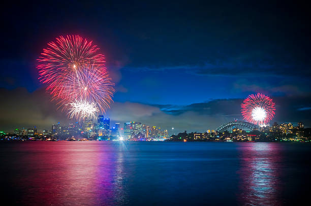 istock Sydney New Years Eve Fireworks 463673641