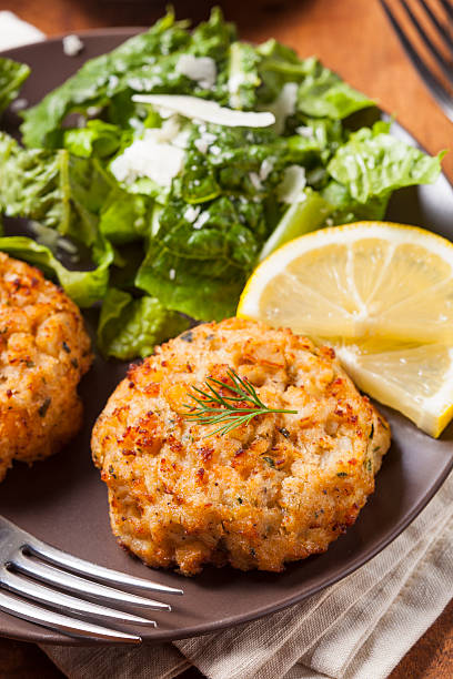 istock Organic Homemade Crab Cakes 463673827