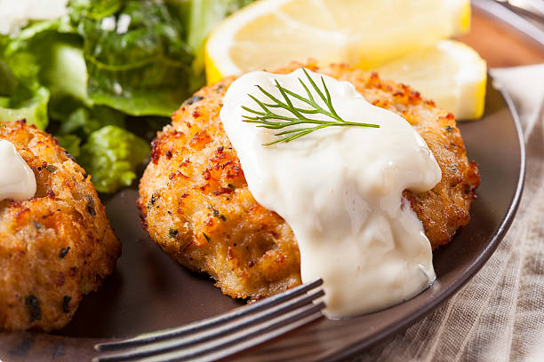 istock Organic Homemade Crab Cakes 463674439